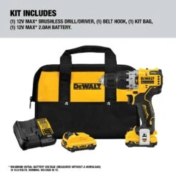 DeWalt 12V MAX Xtreme 3/8 In. Brushless Cordless Hammer Drill Kit (Battery & Charger) -Craftsman Shop 01837d2a 58a0 44a9 8887 2212e0b3f430
