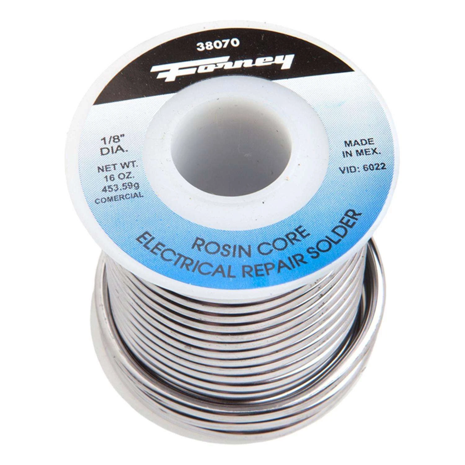 Forney 16 Oz Rosin Core Solder Wire 1/8 In. D Lead/Tin/Antimony 1 Pc 1 Forney 16 Oz Rosin Core Solder Wire 1/8 In. D Lead/Tin/Antimony 1 Pc