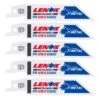 LENOX METALWOLF 4 In. Bi-Metal WAVE EDGE Reciprocating Saw Blade 14 TPI 5 Pk