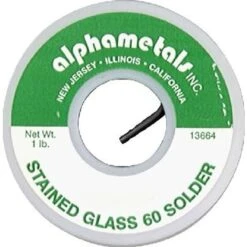 Alpha Metals 16 Oz Solid Wire Solder 0.125 In. D Tin/Lead 60/40 1 Pc