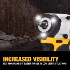 DeWalt 20V MAX ATOMIC 3/8 In. Cordless Brushless Compact Impact Wrench Tool Only -Craftsman Shop 0849a99f 02d8 4b85 a47f fac9b6550b73