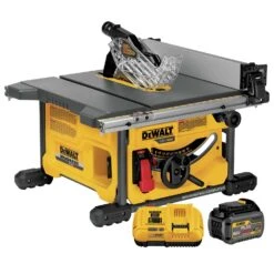 DeWalt 60V MAX FLEXVOLT Cordless 8-1/4 In. Table Saw Kit (Battery & Charger)