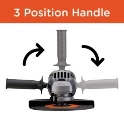 Black & Decker Black+Decker 6 Amps Corded 4-1/2 In. Angle Grinder Tool Only -Craftsman Shop 095a587e b075 4a29 b1df 6291c954eb45