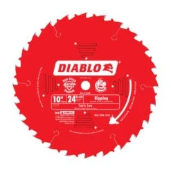 Diablo 10 In. D X 5/8 In. TiCo Hi-Density Carbide Ripping Saw Blade 24 Teeth 1 Pk