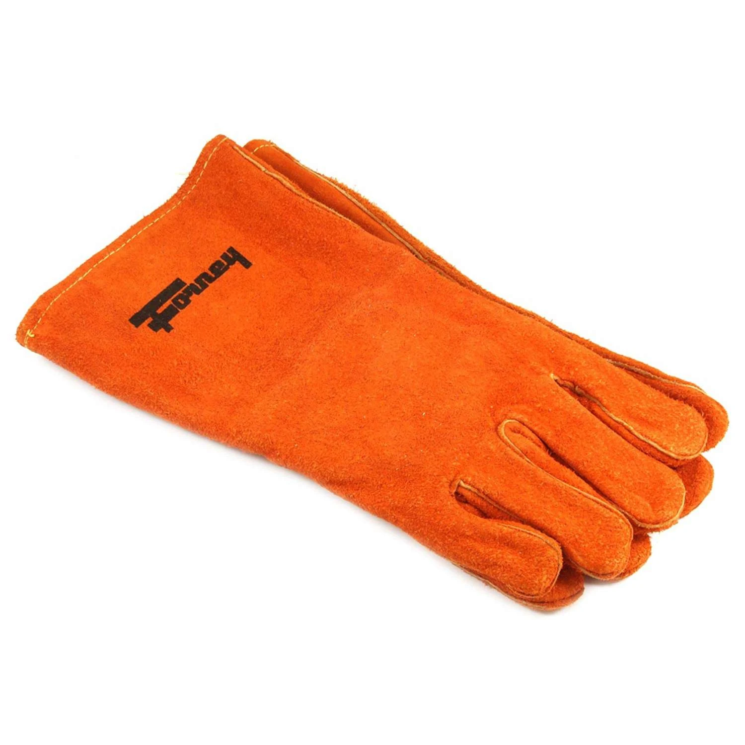 Forney 14 In. Leather Welding Gloves Orange L 2 Pk 1 Forney 14 In. Leather Welding Gloves Orange L 2 Pk