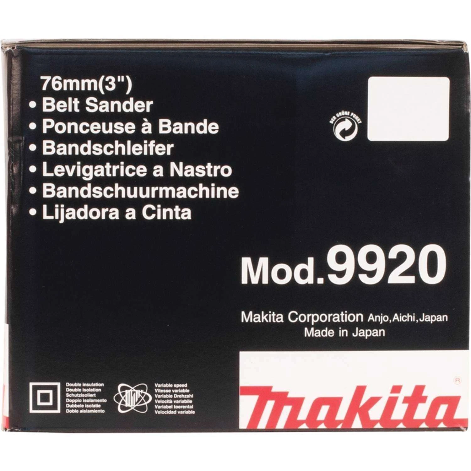 Makita 8.8 Amps 3 In. W X 24 In. L Corded Belt Sander Tool Only 3 Makita 8.8 Amps 3 In. W X 24 In. L Corded Belt Sander Tool Only - Image 3