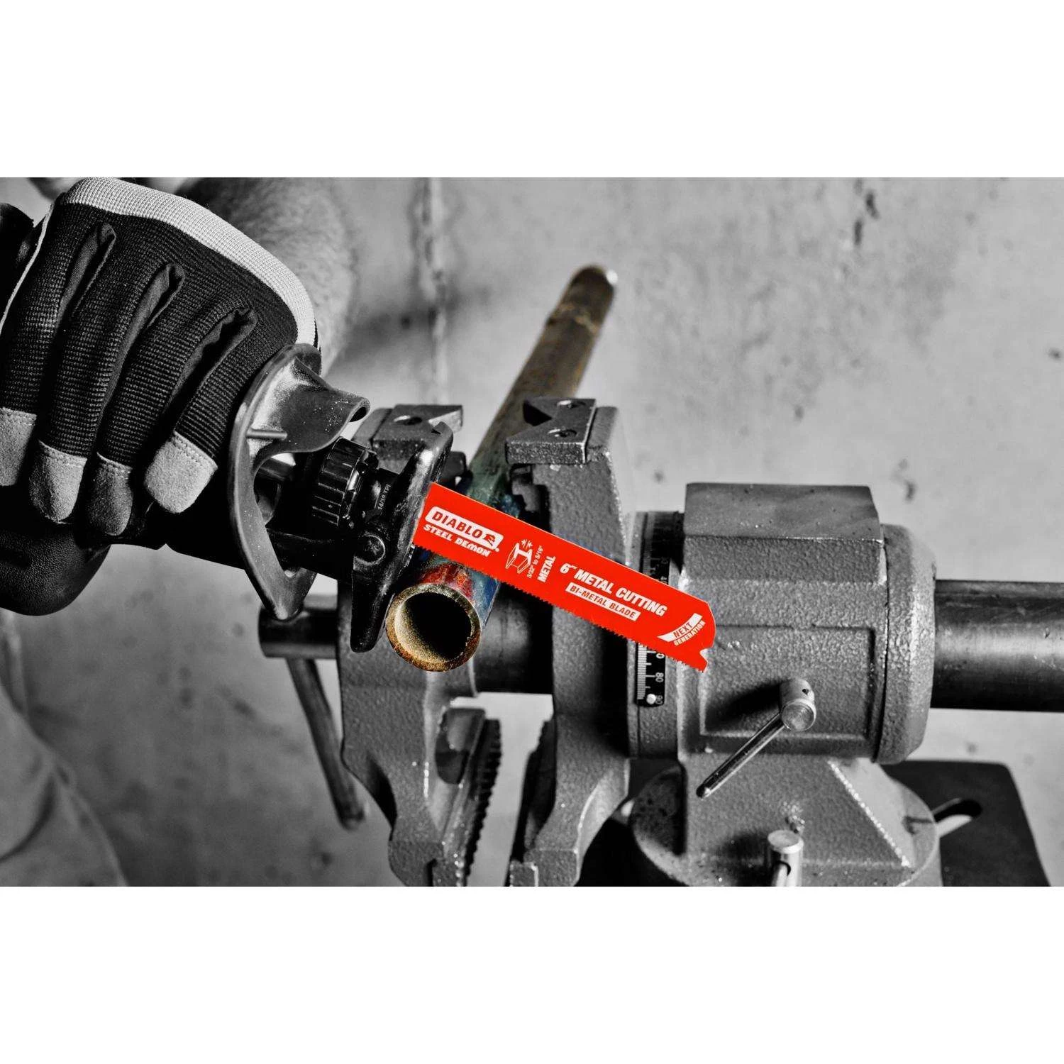 Diablo 6 In. Bi-Metal Medium Metal Reciprocating Saw Blade 14/18 TPI 5 Pk 4 Diablo 6 In. Bi-Metal Medium Metal Reciprocating Saw Blade 14/18 TPI 5 Pk - Image 4