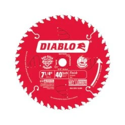 Diablo 7-1/4 In. D X 5/8 In. TiCo Hi-Density Carbide Circular Saw Blade 40 Teeth 1 Pk