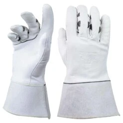 Bear Knuckles 12 In. Goatskin TIG Welding Gloves White XL 1 Pk