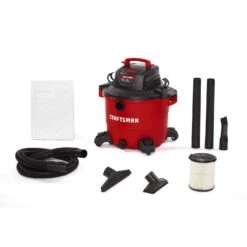 Craftsman 16 Gal Corded Wet/Dry Vacuum 12 Amps 120 V 6.5 HP