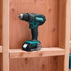 Makita 18V 1/2 In. Brushed Cordless Hammer Drill/Drive Kit (Battery & Charger) -Craftsman Shop 209dffe8 c78b 4b56 8799 358cc3246d45