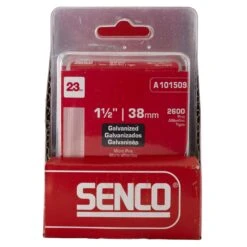 Senco 1-1/2 In. 23 Ga. Straight Strip Galvanized Micro Pins 2,600 Pk -Craftsman Shop 22b06e2a 5888 43de a769 314bcf68d15e