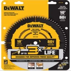 DeWalt 10 In. D X 5/8 In. Carbide Tipped Circular Saw Blade 80 Teeth 1 Pc -Craftsman Shop 233c150e 68be 4684 b32b 78aa834a38e5