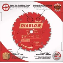 Diablo 7-1/4 In. D X 5/8 In. TiCo Hi-Density Carbide Finishing Saw Blade 60 Teeth 1 Pk -Craftsman Shop 241f0dae a7d6 4ad0 9509 2347cf98691b