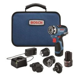 Bosch 12V MAX Chameleon 1/4 In. Brushless Cordless 5-In-1 Drill Kit (Battery & Charger)