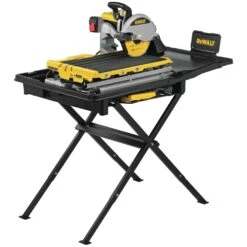 DeWalt 15 Amps Corded 10 In. Wet Tile Saw With Stand
