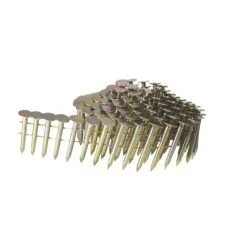 Grip-Rite 1-1/4 In. 11 Ga. Wire Coil Electro Galvanized Roofing Nails 15 Deg 600 Pk