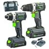 Genesis 20V Cordless 2 Tool Compact Drill And Impact Driver Kit