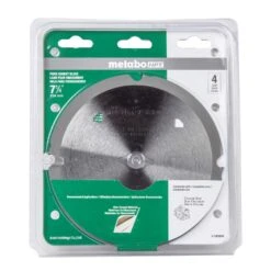 Metabo HPT 7-1/4 In. D X 5/8 In. 18008M Polycrystalline Diamond Fiber Cement Blade 4 Teeth 1 Pc