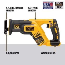 DeWalt 20V MAX XR Cordless Brushless Compact Reciprocating Saw Tool Only -Craftsman Shop 2dcf4a5d fd54 4b50 b94e f4c07cd08ae7