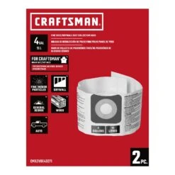 Craftsman Wet/Dry Vac Dust Bag 4 Gal 2 Pc -Craftsman Shop 35e9dcd3 5b17 404f b0ce 0c4ff2eb443f