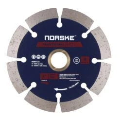 Norske 4 In. D X 5/8 And 7/8 In. Diamond Segmented Rim Diamond Saw Blade 1 Each