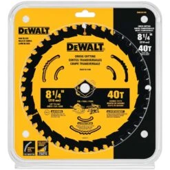 DeWalt 8-1/4 In. D X 5/8 In. Tungsten Carbide Circular Saw Blade 40 Teeth 1 Pk