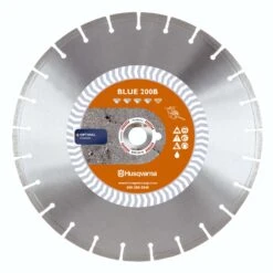 Husqvarna 18 In. D X 1 In. Blue 200B Diamond Diamond Saw Blade