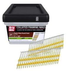 Grip-Rite 3 In. 11 Ga. Angled Strip Hot-Dip Galvanized Framing Nails 21 Deg 1000 Pk -Craftsman Shop 3a9f0ee9 09eb 4667 891a 6bff05ca5cd1