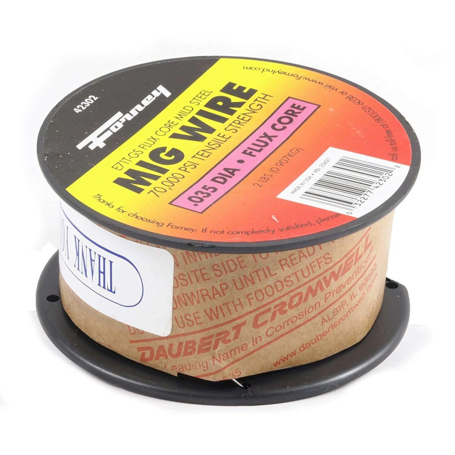 Forney E71T-GS 0.035 In. Mild Steel Flux Cored Wire 79000 Psi 2 Lb 2 Forney E71T-GS 0.035 In. Mild Steel Flux Cored Wire 79000 Psi 2 Lb - Image 2