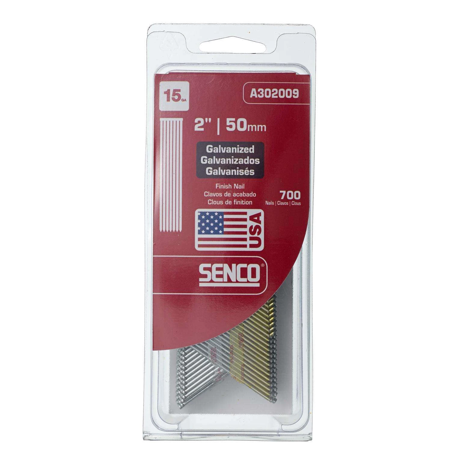 Senco 2 In. 15 Ga. Angled Strip Galvanized Finish Nails 34 Deg 700 Pk 3 Senco 2 In. 15 Ga. Angled Strip Galvanized Finish Nails 34 Deg 700 Pk - Image 3