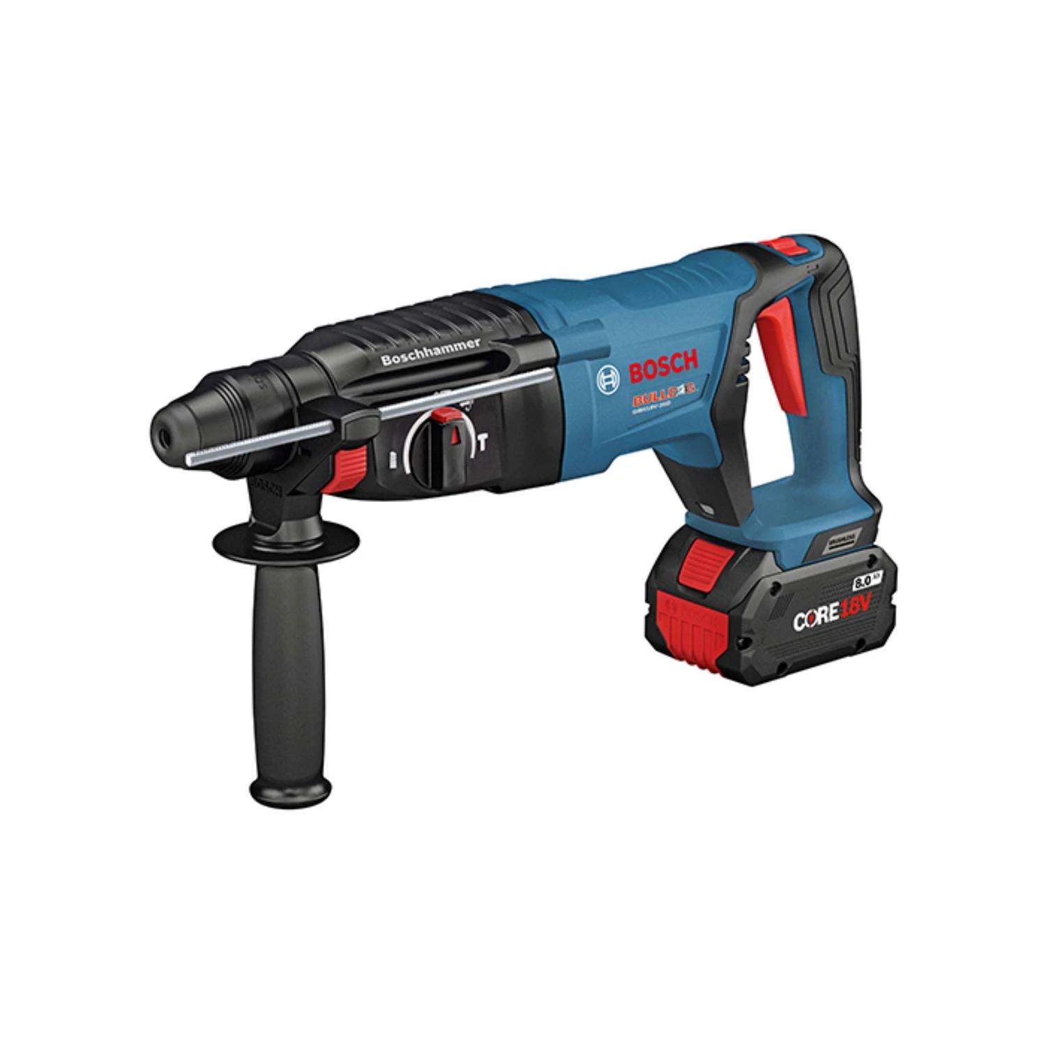 Bosch 18V Bulldog 1 In. Cordless SDS-Plus Rotary Hammer Drill Kit (Battery) 2 Bosch 18V Bulldog 1 In. Cordless SDS-Plus Rotary Hammer Drill Kit (Battery) - Image 2