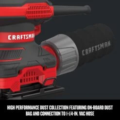 Craftsman Corded 2 Amps 1/4 Sheet Finishing Sander -Craftsman Shop 45950453 9266 40f3 9780 3c4a5e0887d6