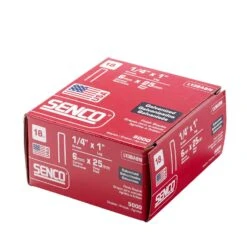 Senco 1/4 In. W X 1 In. L 18 Ga. Narrow Crown Finish Staples 5000 Pk -Craftsman Shop 4704b22d 2a53 43f9 9099 1f53126c1aea
