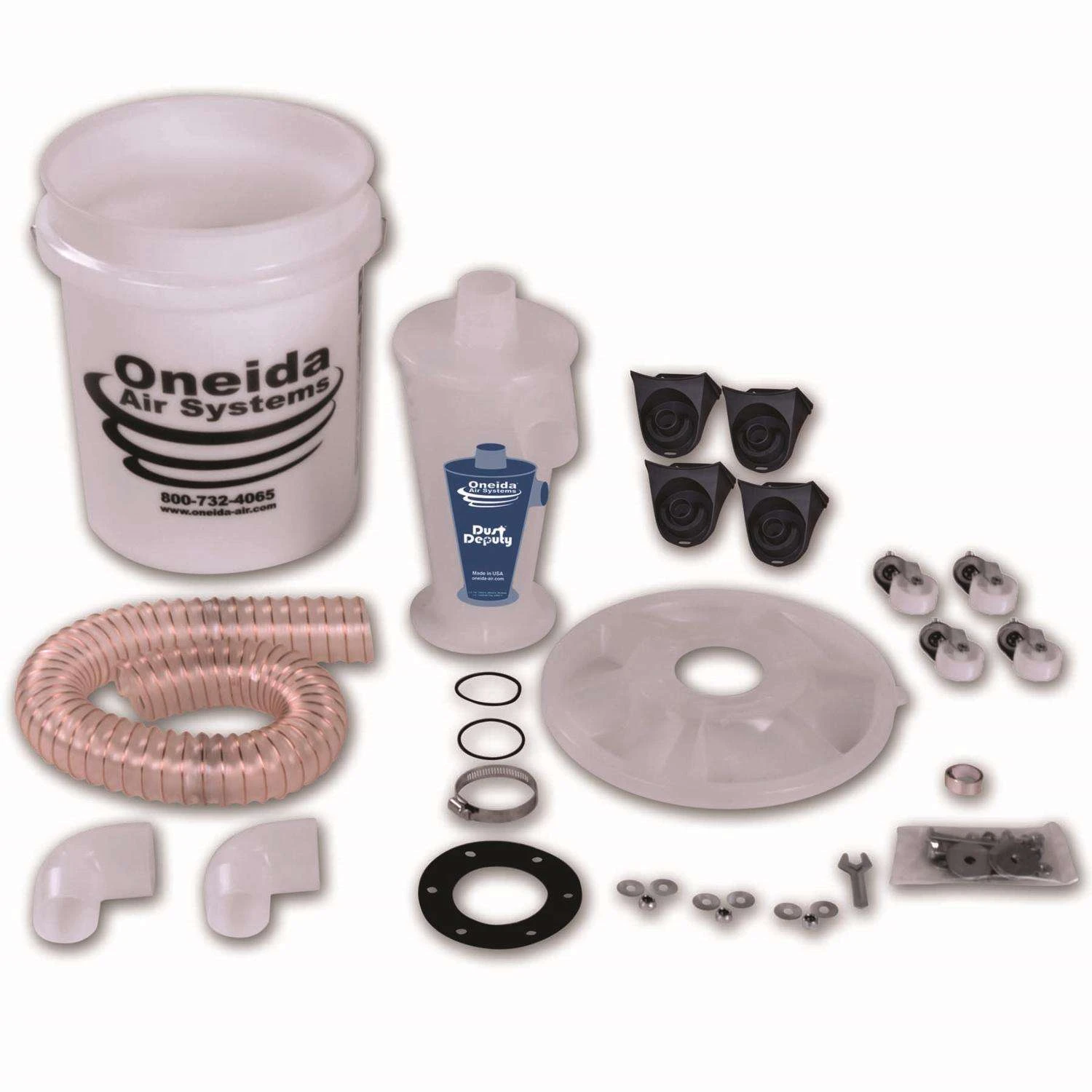 Oneida Air Systems Dust Deputy 29.75 In. L X 17.75 In. W X 17.75 In. D Deluxe Wet/Dry Vac Cyclone Se 1 Oneida Air Systems Dust Deputy 29.75 In. L X 17.75 In. W X 17.75 In. D Deluxe Wet/Dry Vac Cyclone Se
