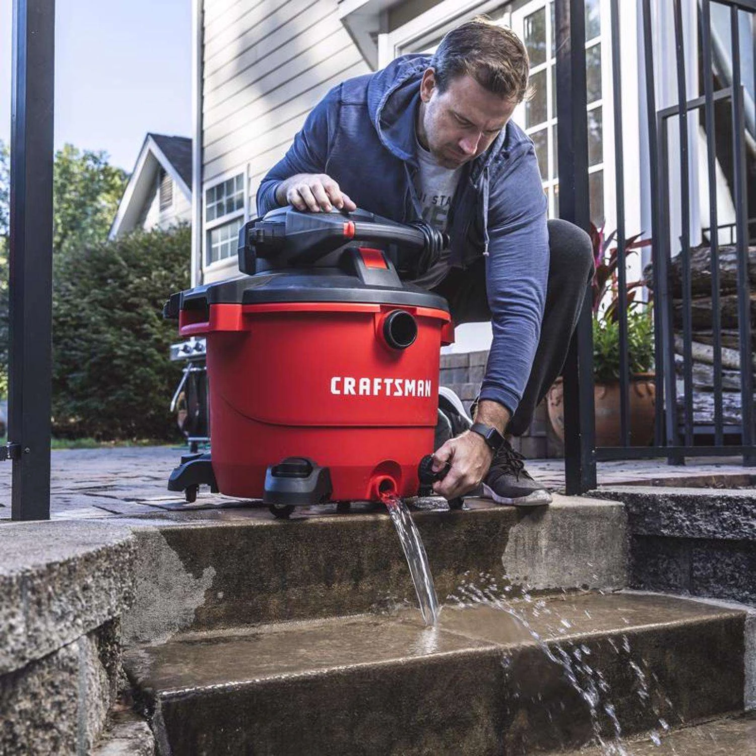 Craftsman 16 Gal Corded Wet/Dry Vacuum With Blower 12 Amps 120 V 6.5 HP 9 Craftsman 16 Gal Corded Wet/Dry Vacuum With Blower 12 Amps 120 V 6.5 HP - Image 9