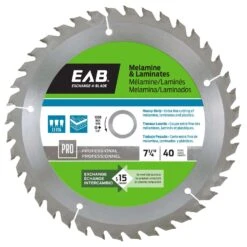 Exchange-A-Blade 7-1/4 In. D X 5/8 In. Carbide Finishing Saw Blade 40 Teeth 1 Pk