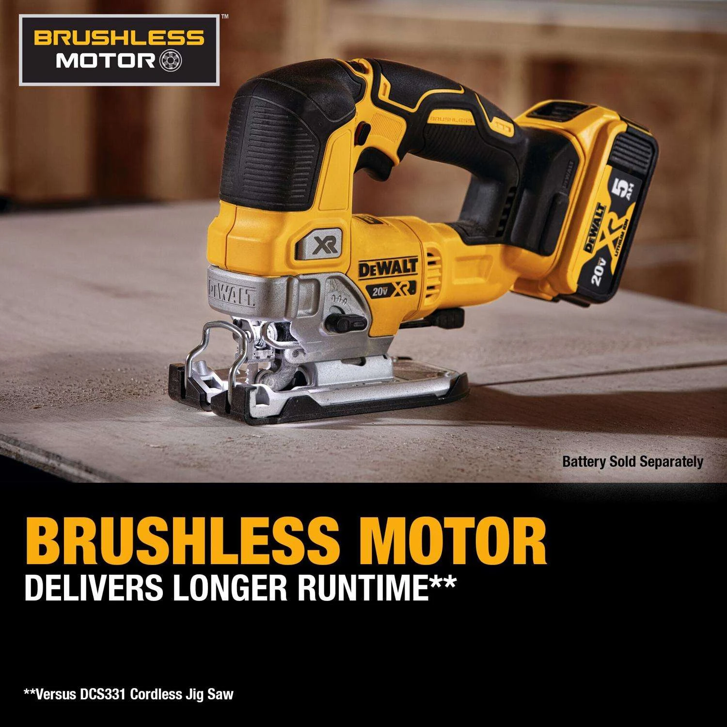 DeWalt 20V MAX XR Cordless Brushless Jig Saw Tool Only 3 DeWalt 20V MAX XR Cordless Brushless Jig Saw Tool Only - Image 3