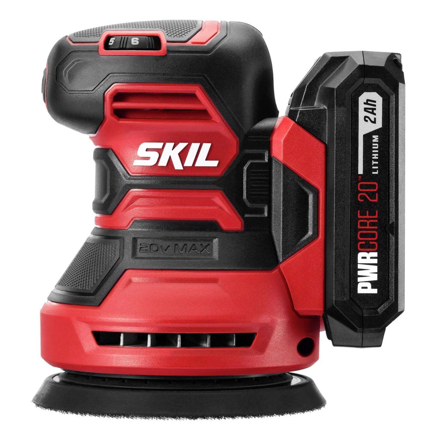 SKIL 20 PWR Core 20 Cordless Random Orbit Sander Kit (Battery & Charger) 2 SKIL 20 PWR Core 20 Cordless Random Orbit Sander Kit (Battery & Charger) - Image 2