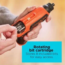Black & Decker Black+Decker 4V Roto-Bit Cordless Rechargeable Screwdriver Tool Only -Craftsman Shop 597036e6 4aca 4271 8489 ff3926b7b00c