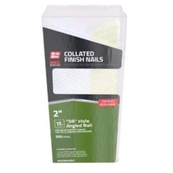 Grip-Rite 2 In. 15 Ga. Angled Strip 316 Stainless Steel Finish Nails 500 Pk