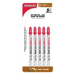 Diablo 4 In. Bi-Metal T-Shank Fast Wood Jig Saw Blade 6 TPI 5 Pk -Craftsman Shop 5c0d2b57 f39a 402c 8083 331166207703