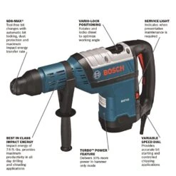 Bosch 13.5 Amps 5/8 In. Corded Rotary Hammer Drill -Craftsman Shop 62c2e7e8 e3c5 4994 aa46 15714d02b366