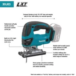 Makita 18V LXT Cordless Jig Saw Tool Only -Craftsman Shop 66818b72 0119 4307 b356 34a1fbe8ccf8