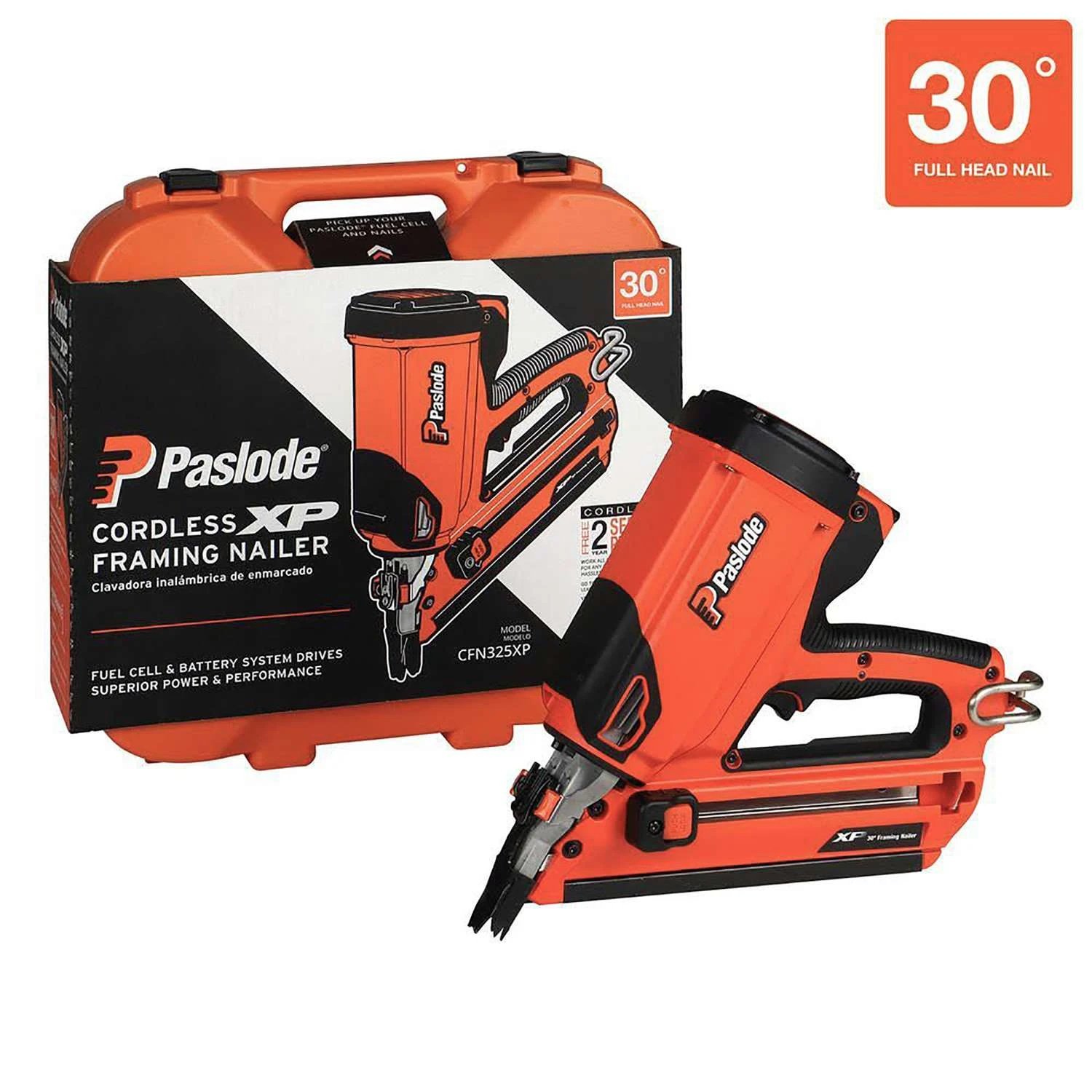 Paslode XP Cordless 30 Deg Framing Nailer Kit (Battery & Charger) 2 Paslode XP Cordless 30 Deg Framing Nailer Kit (Battery & Charger) - Image 2