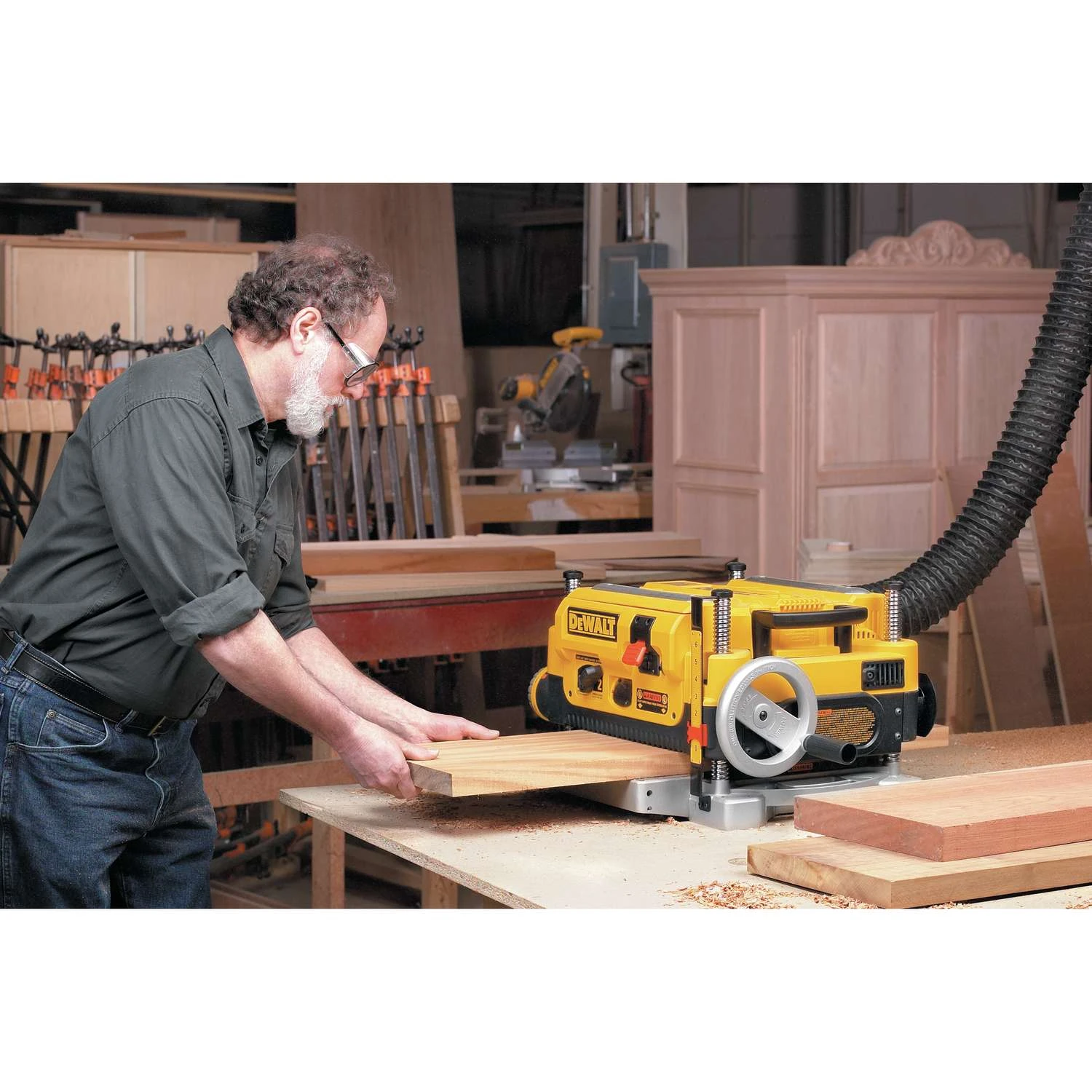 DeWalt 15 Amps 13 In. Corded Thickness Planer Tool Only 2 DeWalt 15 Amps 13 In. Corded Thickness Planer Tool Only - Image 2