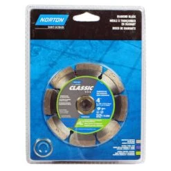 Norton 4 In. D X 5/8 And 7/8 Mm Classic Diamond Segmented Rim Saw Blade 1 Pc