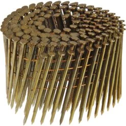 Grip-Rite 3-1/4 In. 11 Ga. Wire Coil Coated Framing Nails 15 Deg 2500 Pk
