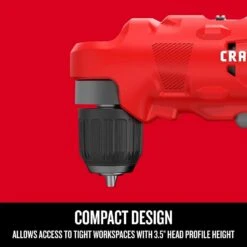 Craftsman V20 3/8 In. Brushed Cordless Right Angle Drill Tool Only -Craftsman Shop 7162473b a2d4 4401 bdd7 04a5a2af4259