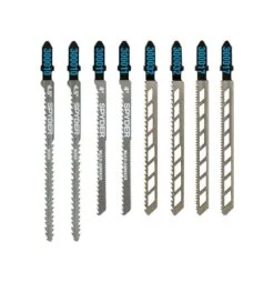 Spyder High Carbon Steel T-Shank Jig Saw Blade Set 8 Pc